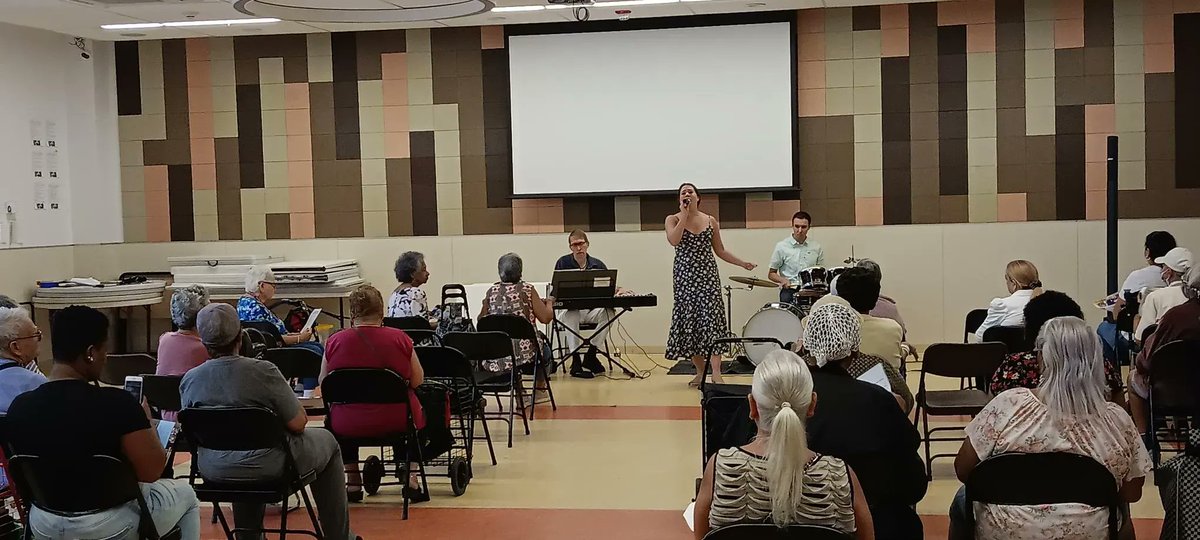 unionsettlement's tweet photo. Music, laughter, and appreciation filled the air at our 104th location today as our participants and Older Adult Services team celebrated National Senior Citizen's Day. https://t.co/y5esf3GpUk