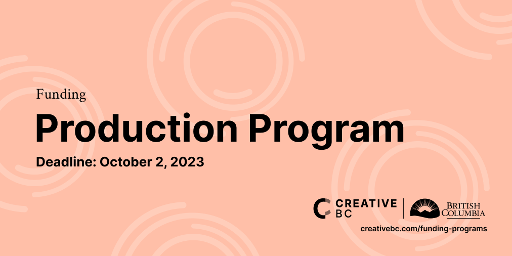 Now Open: The Production Program The Production Program provides support to independent B.C. creators producing commercially ready & market-viable longer-form motion picture projects that reflect & enhance B.C.'s cultural diversity. Apply now: creativebc.com/services/fundi… #BCFilm