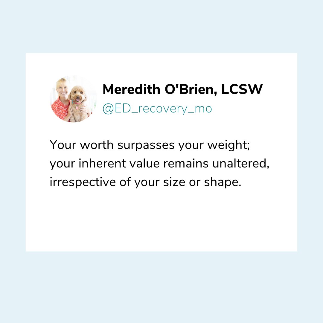 Your worth transcends your weight; your intrinsic value remains unchanged, regardless of size or shape.