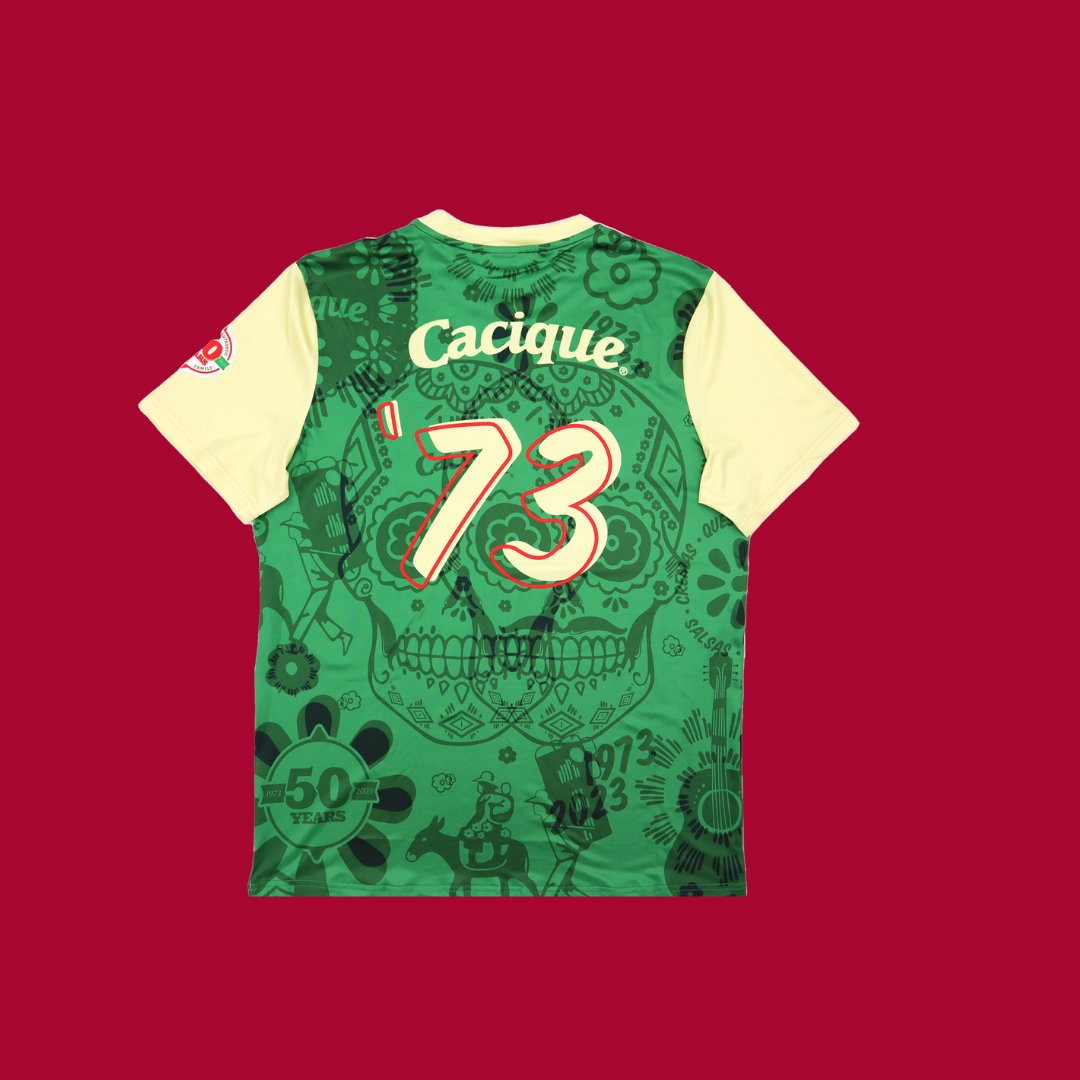 POV: it's #MerchMonday and the new Cacique jersey is 🔥.