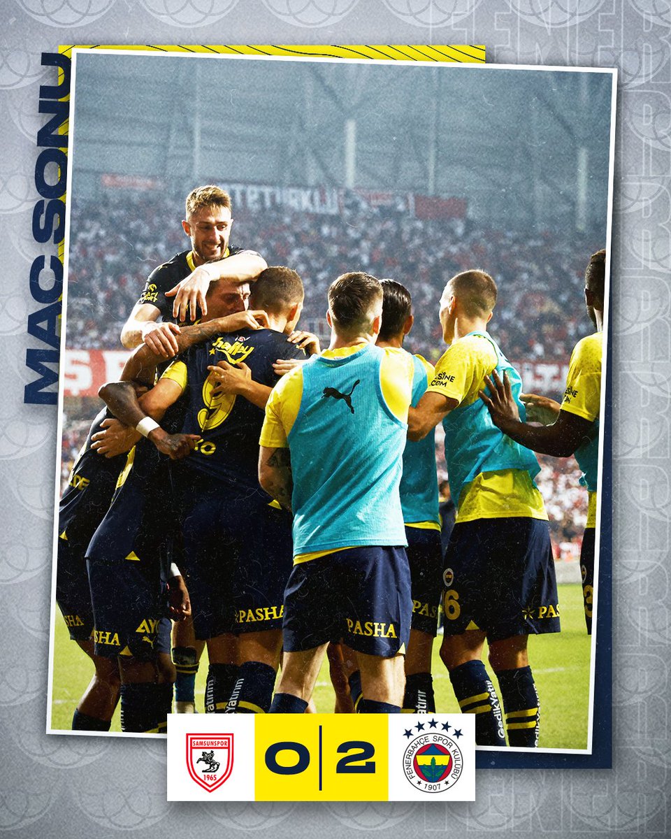 Samsun'dan 3 puanla dönüyoruz! 💪

#SAMvFB