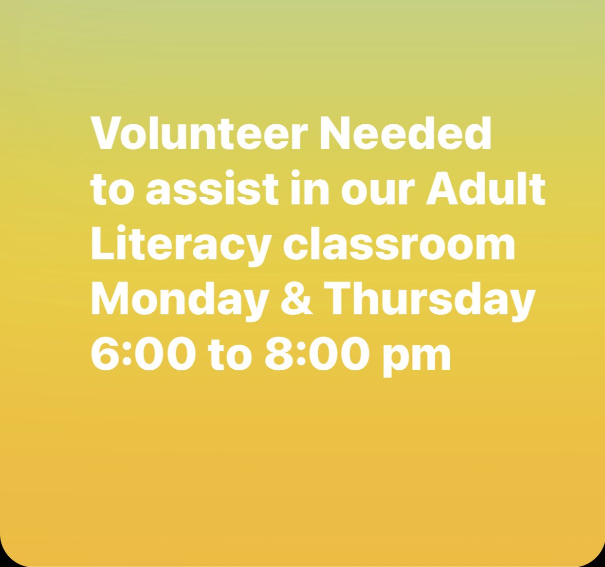 Esperanza Community Center, Inc. tweet media