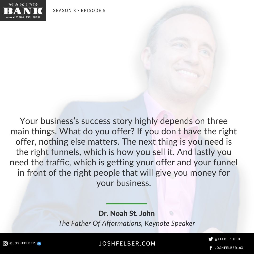 felberjosh's tweet photo. Three Main Important Aspects Of Business!
🔥🔥🔥The Growth Mindset: Shaping Your Business For Success #MakingBank #S8E5
@noahstjohn @brettberishceo @bmoesta @cameron_herold_cooalliance @rudymawerlife @kylemcdowellinc @thepitchwhisperer
https://t.co/Ob9eGS5Mfg
#MakingBank https://t.co/AK8KRN3Mkd