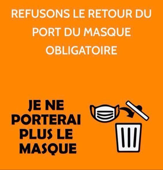 LLP_Le_Vrai's tweet photo. #MasquePlusJamais https://t.co/0tm9M5iuXs