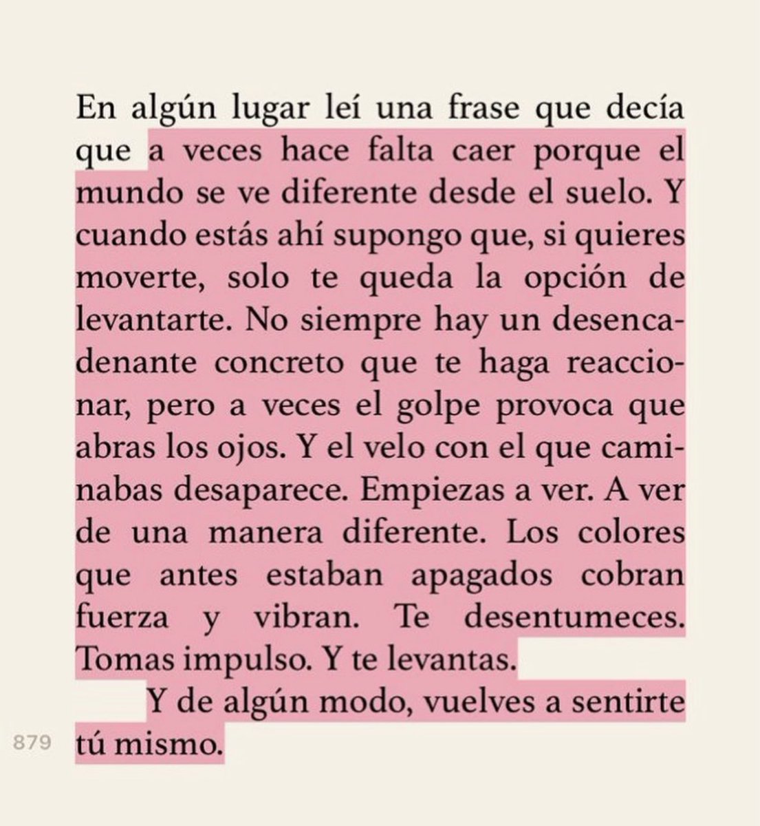 A veces hace falta caer.