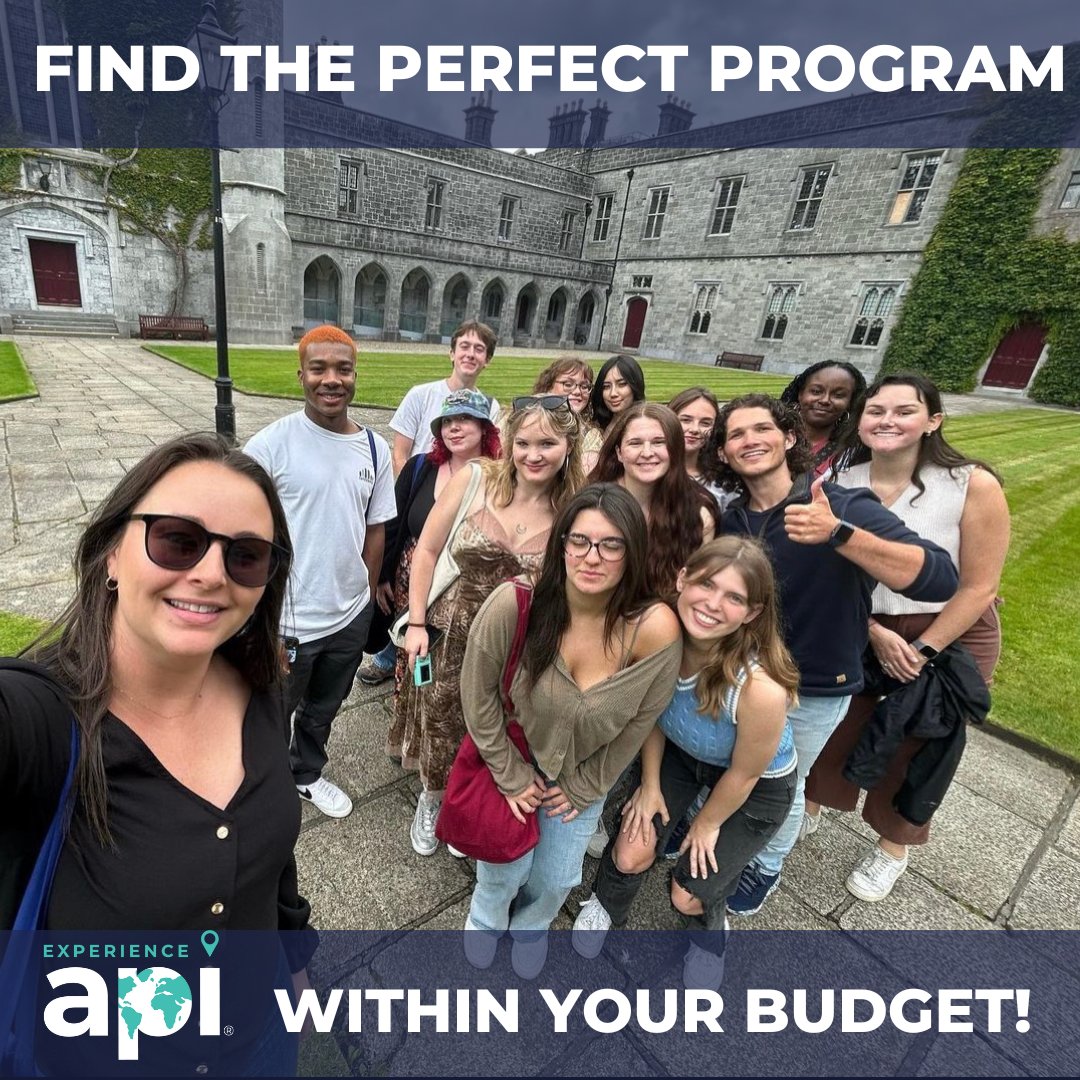 APIabroad's tweet image. 🌍✈️ Thinking about studying abroad, but not sure how to pick a program that fits your budget? 
Want to learn more about managing your money while studying abroad? 🤔💰 Check out our video on how to study abroad without breaking the bank:
bit.ly/3QuAlAj
#APIExperience