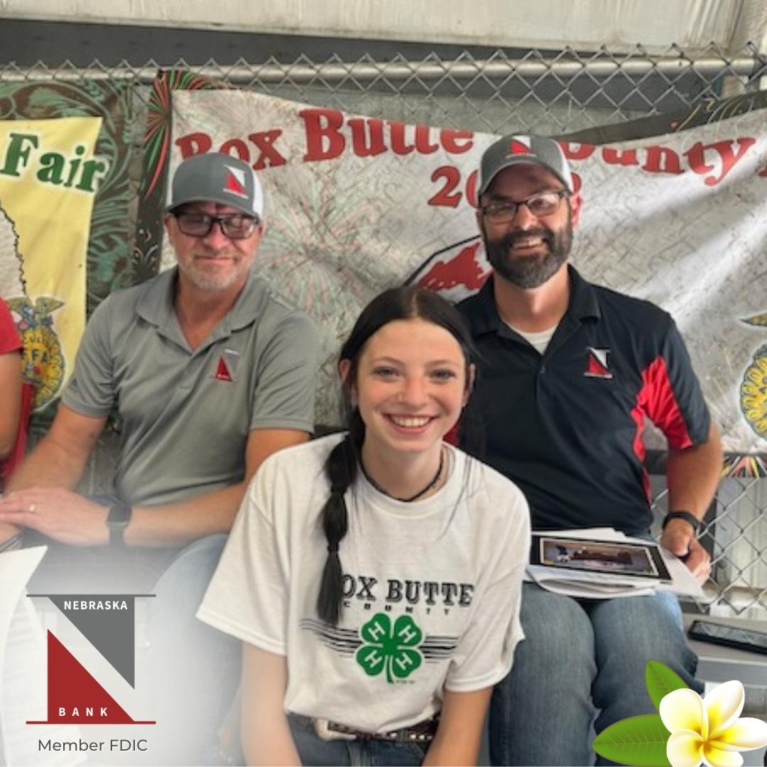 NebraskaBank's tweet photo. Still feeling 🌺tropical🌸 at NEBRASKA BANK! We had a blast helping out once again at the Box Butte County Fair. Between the livestock🐮, cookie jars🍪 and parade... FUN was had by all!
We'd like to THANK everyone that made the fair such a great success! #NEbank #CommunityBank https://t.co/a9AkauXt5g
