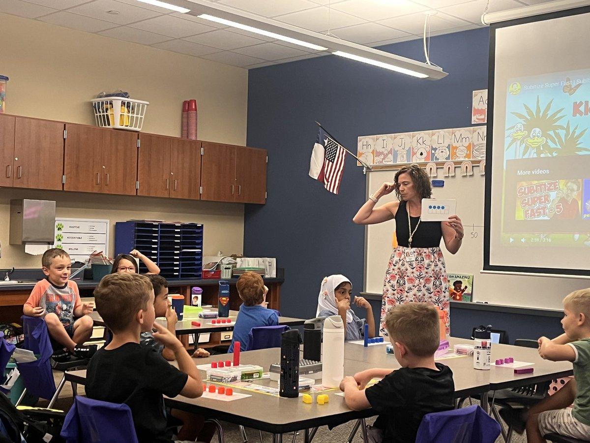 I had the privilege of observing <a href="/MrsWard_ASE/">Kim Ward</a> during her Bridges lesson on subitizing using ten-frame flashes! Her students were engaged and begging for more. Way to go Panthers! 🐾👍🏻👍🏻 <a href="/RRobinson_ASE/">Rachel Robinson</a> <a href="/HumbleISD_ASE/">Atascocita Springs</a> <a href="/HumbleElemMath/">Humble ISD Elementary Math</a>