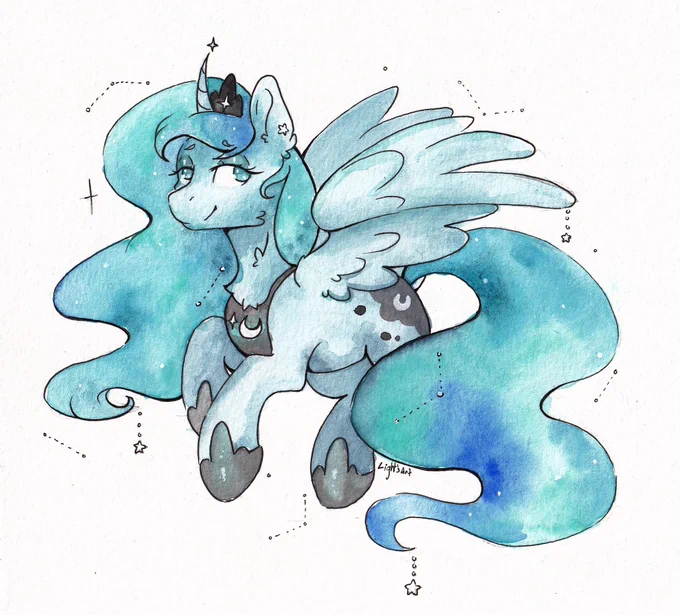 Image from 馃尭Light馃尭 馃敎 PonyCon Holland (@LightsArt1)