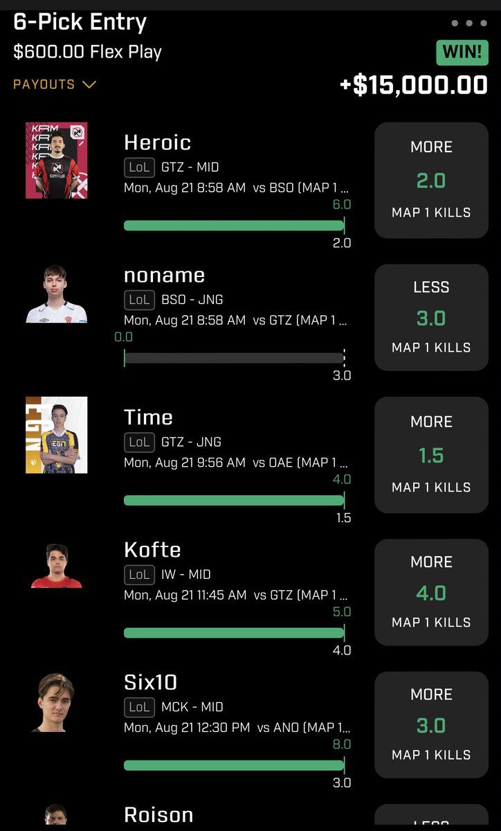 SrirachaDfs's tweet image. 💰$15,000 WIN AGAIN💰

ONE LUCKY RT/LIKE will get $250 

PICKING WINNER WEDNESDAY 

LETS FUCKING GO BABY ✅🕺

#GamblingX #GamblingTwitter