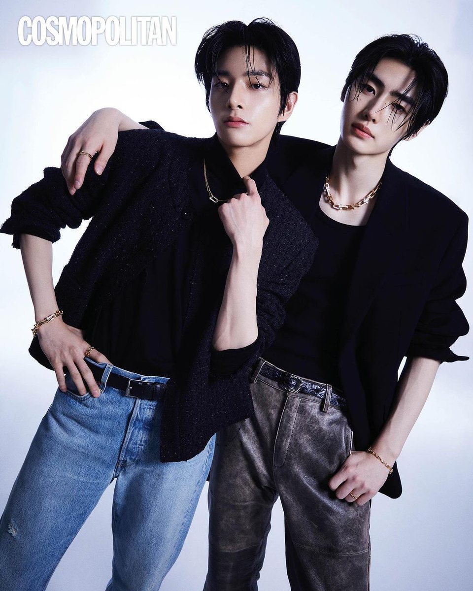 LINDOS! Jake e Sunghoon do ENHYPEN para a capa da edição de