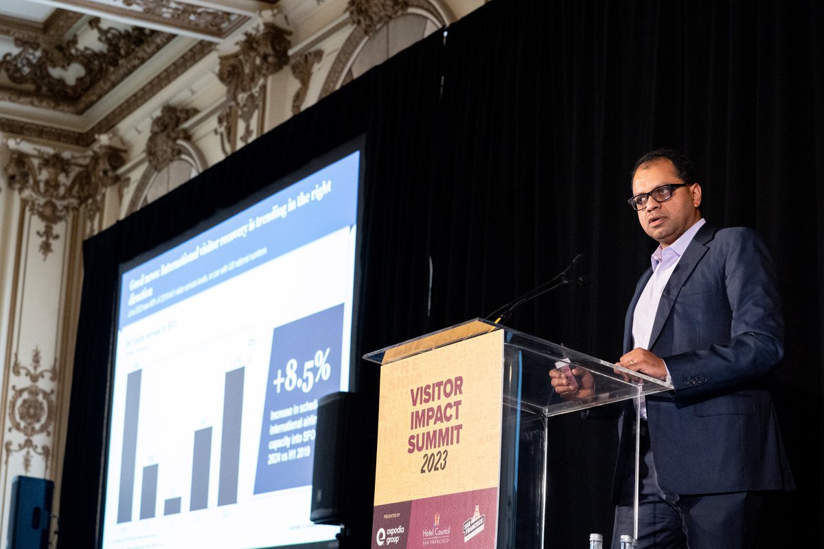 SFTravelAssn's tweet image. Thank you to everyone who attended the Visitor Impact Summit at the @FairmontSF in collab with the @HotelCouncilSF. Here we shared SF hospitality and travel updates and heard from @flysfo, @Expedia, and @VisitCalifornia. Thank you for attending!
#BoomLoop #VisitorImpactSummit
