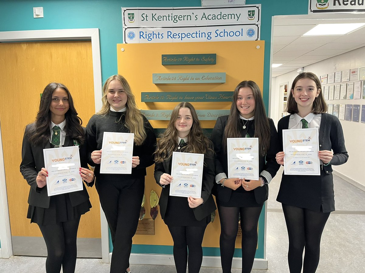 St Kentigern's Academy (@stkentac) on Twitter photo Well done to our <a href="/YoungSTEMLeader/">Young STEM Leader</a> award winners! We are so proud of your achievements and can’t wait to see what exciting events you have planned for this year #STEM #TeamStK #TheStKentsWay Well done to our <a href="/YoungSTEMLeader/">Young STEM Leader</a> award winners! We are so proud of your achievements and can’t wait to see what exciting events you have planned for this year #STEM #TeamStK #TheStKentsWay