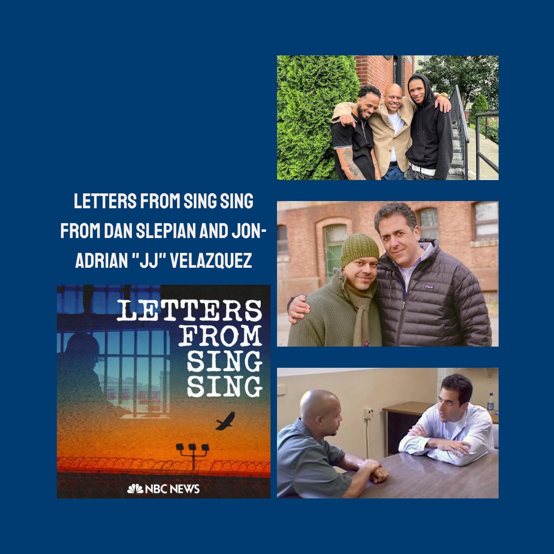WHAT WE'RE LISTENING TO: This August, the SSPM has focused on Letters from Sing Sing from NBC News with Dan Slepian and Jon-Adrian "JJ" Velazquez. Read our blog post: singsingprisonmuseum.org/blog/what-we-a…