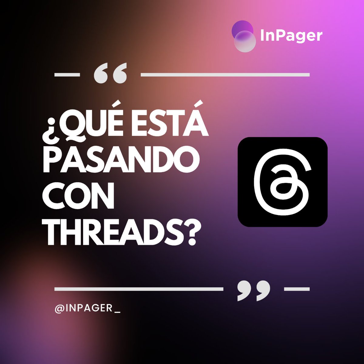 InPager's tweet photo. https://t.co/xpV7zozNyR