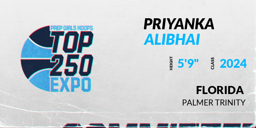 Welcome Class of 2024 Priyanka Alibhai (<a href="/priyaalibhai1/">Priyanka Alibhai🧬🏀</a>) of Palmer Trinity HS to the <a href="/PGHFlorida/">Prep Girls Hoops Florida</a> Florida Top 250 Expo @ Seminole Sports Academy. 

🔥🏀 #PGHTop250ExpoFL 🏀🔥

Register NOW! 👇  
prepgirlshoops.com/top-250-expos/