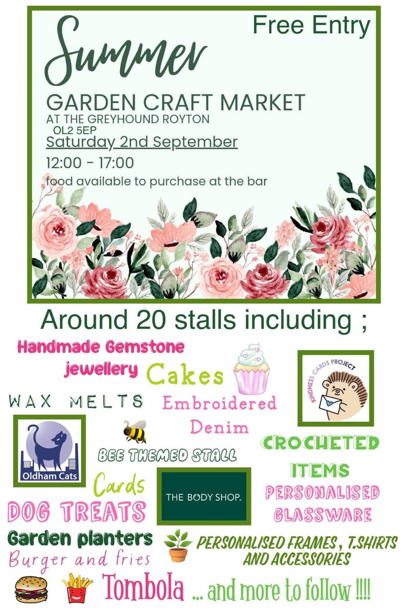 kindnesscardsp's tweet photo. @Oldham_Hour I’ll be attending this craft market on 2nd september at the greyhound pub in royton, selling some of my handmade jewellery &amp; other bits &amp; bobs, there will be lots of other lovely stalls too 💕🦔💌📦 #OldhamHour https://t.co/9XRHwnMy80