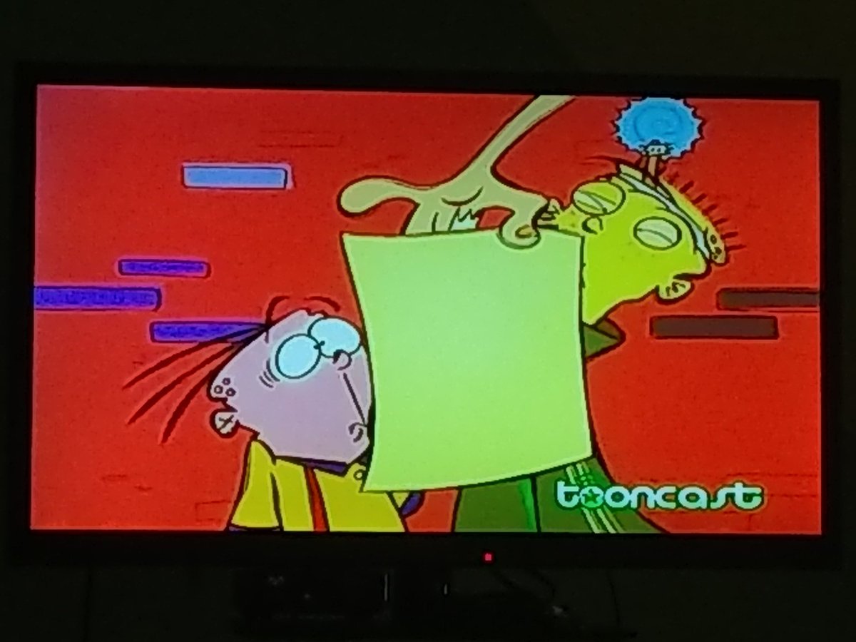 Camelo2017's tweet photo. Recuerdan este episodio de la Cuarta Temporada Protagonizado por Doble D? Me recuerda al episodio de El Laboratorio de Dexter, Invasión de Gérmenes y el de Bob Esponja, La Peste.
#EdEddYEddy #DobleD @PepetoMacias #Tooncast #CartoonNetwork https://t.co/PmyQNiljqk