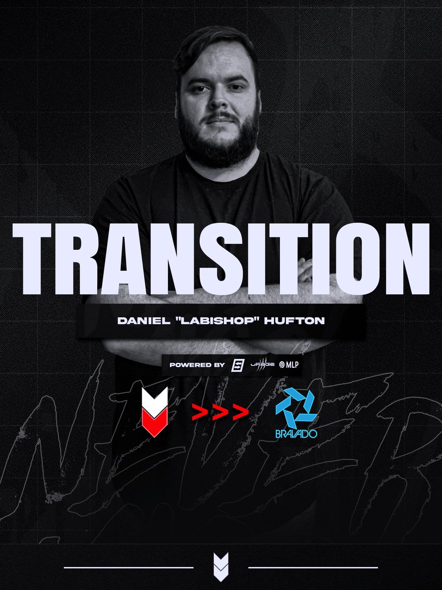 We would like to announce that our ARROW NXT Coach @LaBishopCSGO joined <a href="/bravadogaming/">Bravado Gaming</a> as their Coach. 💥

He will still coach our ARROW NXT Lineup in his freetime. Thx for all the work ♥️🤍

Daniel, we wish you a very good transition and good luck in your future with Bravado. 🍀