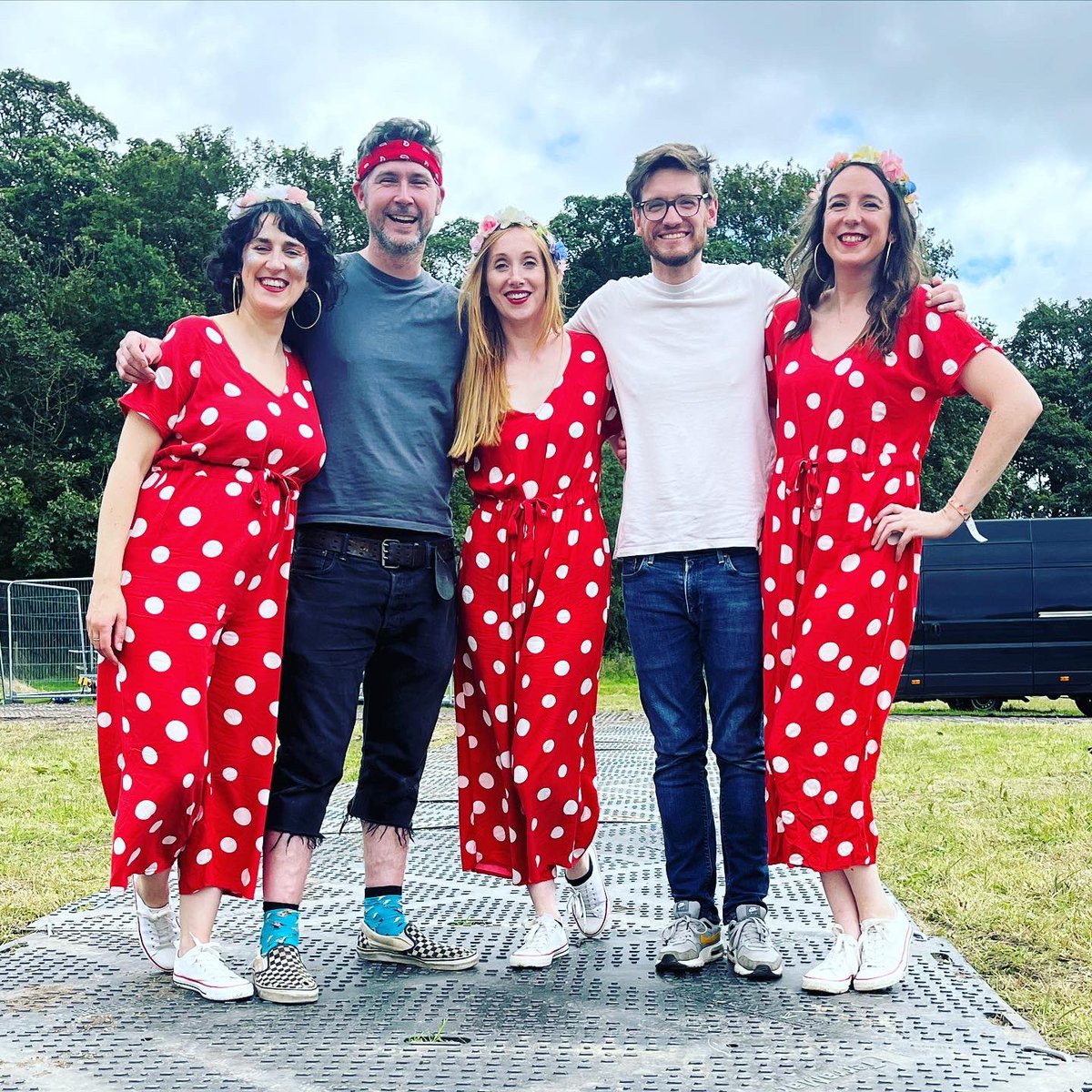 TheBobbysocks's tweet photo. Adored playing at our happy place the wonderful #JustSoFestival @justsofestival - thanks so much for looking after us so well, the team were amazing. Really brilliant audiences and we had a blast x https://t.co/8dhIpP0AOK