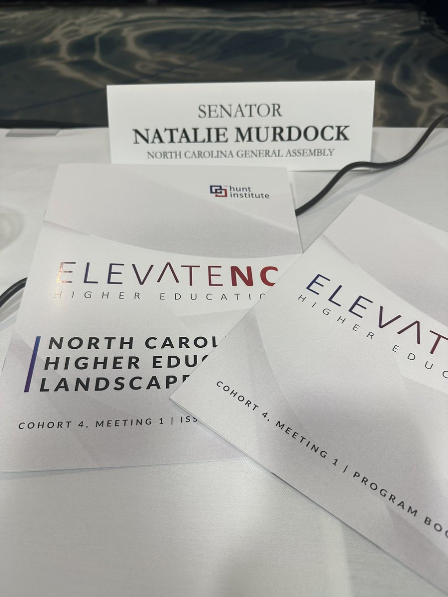 Day One of the #ElevateNC Higher Education Cohort!! @Hunt_Institute
