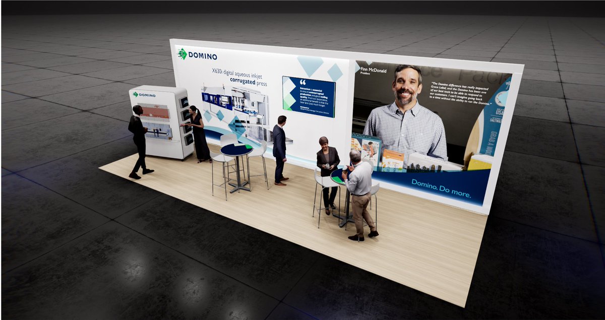 Visit Domino at CorrExpo 2023

Aug 28-30. Cleveland, OH. Huntington Convention Center. Domino X630i digital aqueous inkjet corrugated press.

#dominodigitalprinting #packaging #corrugated #corrugatedpackaging #digitalprint #digitalprinting #singlepass #X630i #CorrExpo #TAPPI