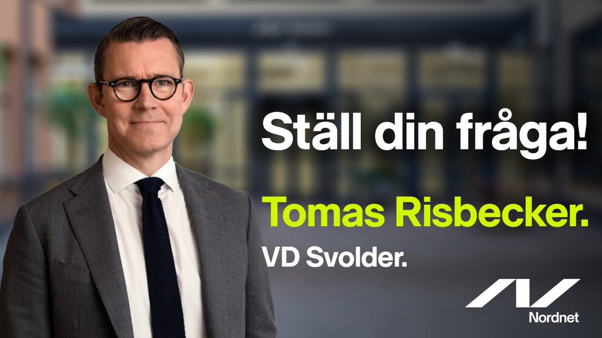 SVOLDER till Sparpodden! Jag intervjuar Tomas Risbecker, Svolders nya vd. Så vad kommer ändras med bolaget? Ska Svolder röra sig mot onoterat? Kom med era frågor!👇