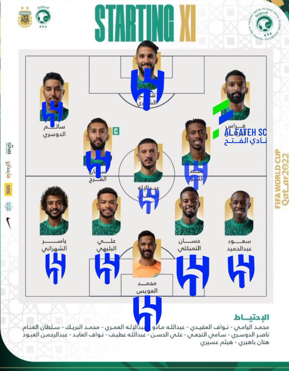 omarmsod's tweet photo. اعظم تشكيلة في تاريخ السعودية https://t.co/48VMSGkfQT