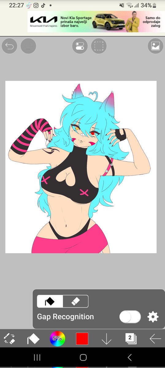 Whatciptus's tweet photo. OKAY GUYS. new oc..? Maybe. I finished her line art and added base colors. How are we feeling the color pallet? Is it too much? Also give me name ideas pls x #furryoc #catgirl #art #furrygirl #ibisPaintX #furrycatgirl https://t.co/qPkW3SH0Tq