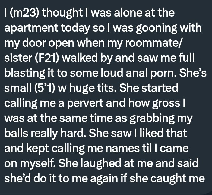 PervConfession's tweet photo. He got caught by his sister https://t.co/g2cHvPqQCC