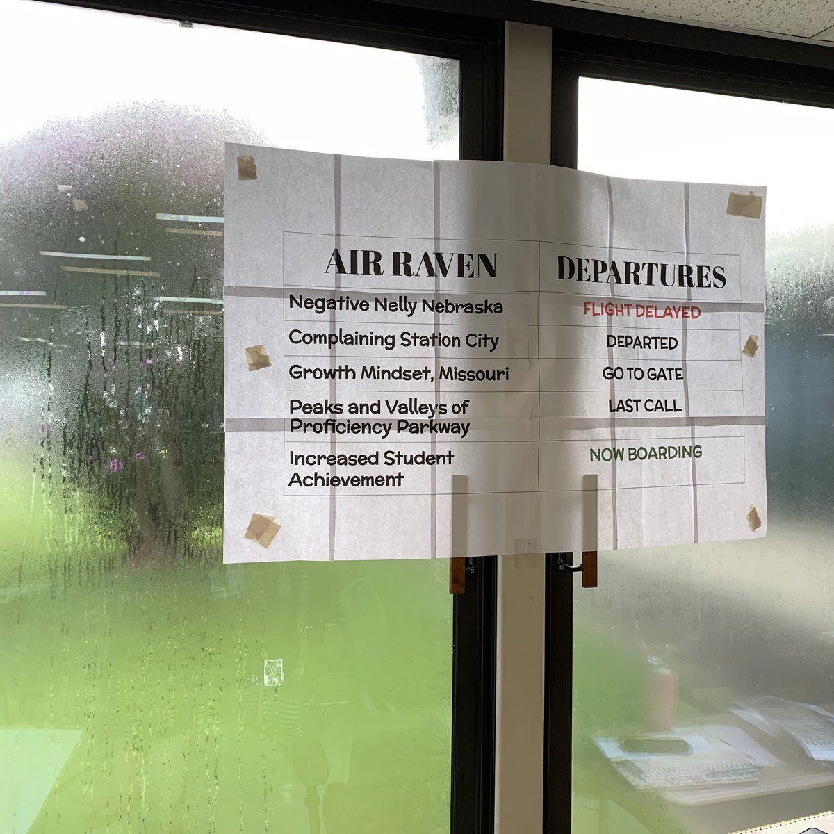 Today we transformed our library into an airport to welcome back our staff and to set the stage for our theme this year! We are SOARing to new heights at RHES! #soaringtonewheights
#rockfishravens
#wearehoke
#oneteamonegoal
#academiccoach