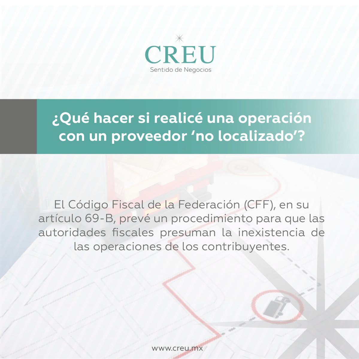 CREUQRO's tweet photo. 🚨 ¿Sabes que hacer si realizaste operaciones con un proveedor no localizado?
 👇 En nuestro artículo de blog te compartimos más información👇
https://t.co/xm3INbRt29 https://t.co/bl1sUO66Fd