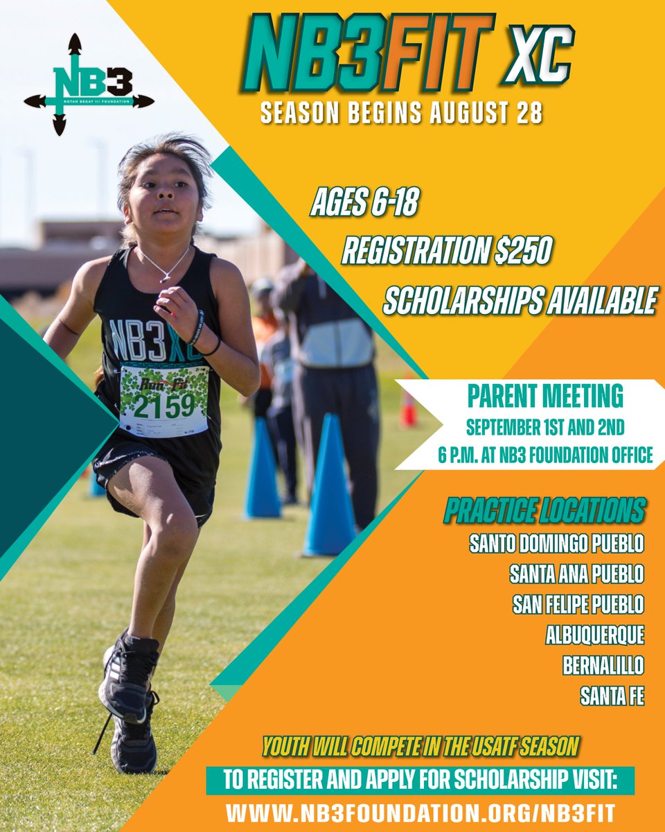 NB3Foundation's tweet photo. 🤩 Cross Country starts next week 🤩
Here is a look at practice times and locations for the season.
Sign up your runner and practice at the site most convenient for you and your family!
🔗Link to register in our bio!
#NB3F #NB3FITXC #CrossCountry #PracticeSchedule https://t.co/nw0R4G0z28