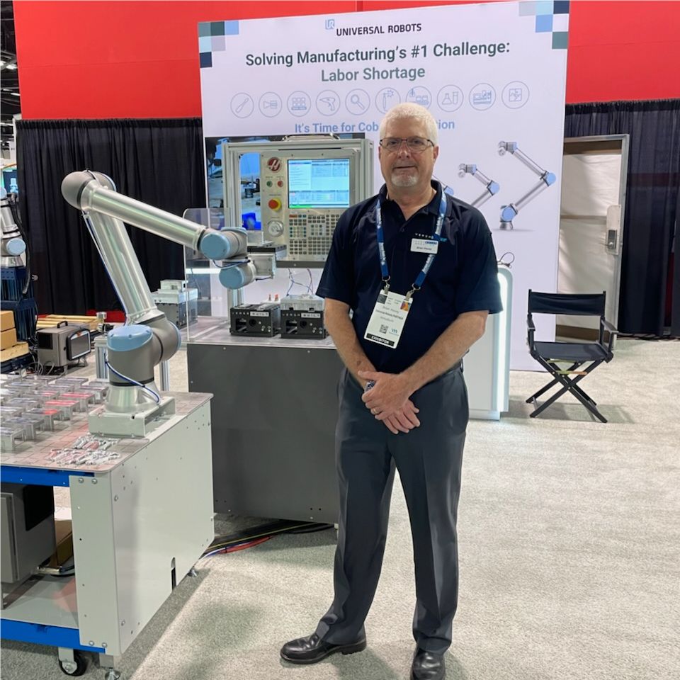 VersaBuilt's tweet image. VersaBuilt&apos;s Director of Sales, Brian Havey will be presenting with Universal Robots in a webinar hosted by Association for Advancing Automation! Join us through the link in the comments to register for free. 

Tomorrow, August 22 from 2-3PM ET

#automation #machinetending