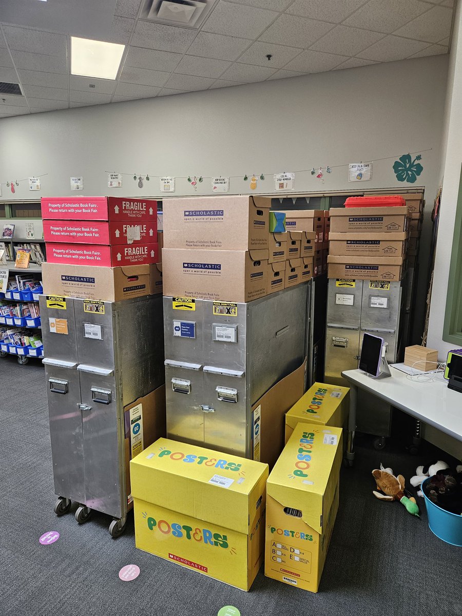 Ashland_Ranch's tweet photo. Book Fair delivery day! Are you ready? The book fair starts on Monday, August 28th! Click the link to set up an E-Wallet, browse the preview flyer, or shop the fair online! https://t.co/HaK8PtdFha https://t.co/l3TL8gVfti