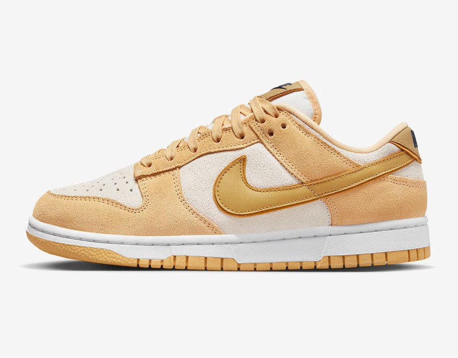 SOLELINKS's tweet photo. Ad: Women's Nike Dunk Low 'Gold Suede' on sale for $90 + shipping => https://t.co/peZRKfCnEZ https://t.co/kWdGAohu4b