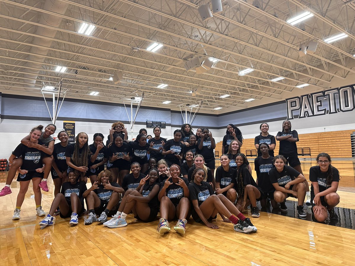 First Open Gym was a success! 🤍 <a href="/PaetowHS/">Paetow High School</a>