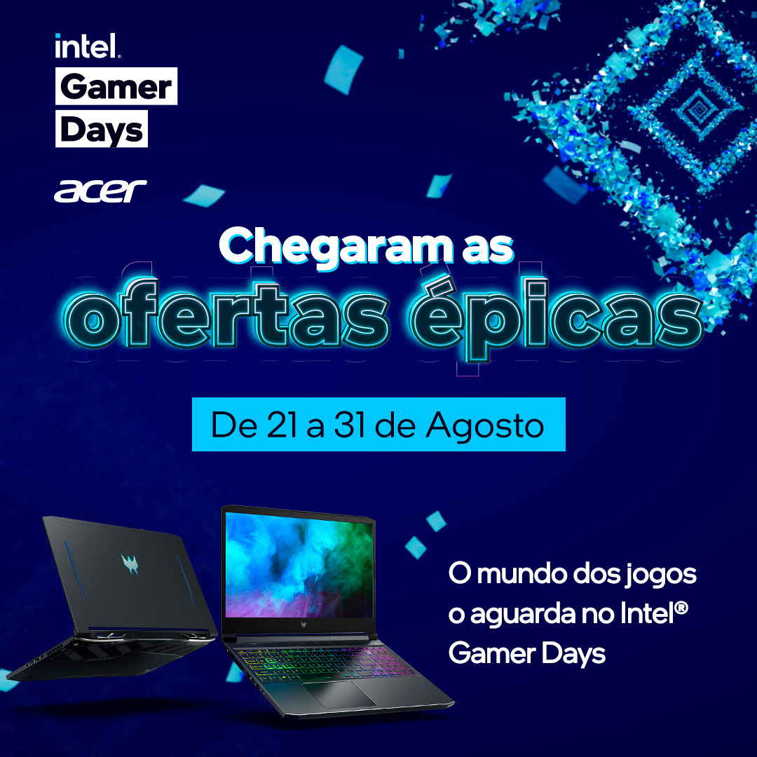 AcerdoBrasil's tweet photo. As ofertas que vocรช estava esperando estรฃo aqui! Compre sua mรกquina gamer feita para vencer todas as batalhas: https://t.co/wbOhX7h49I. ๐ป๐น๏ธ #AcerDoBrasil #AcerStore https://t.co/3xk7BkPkyn