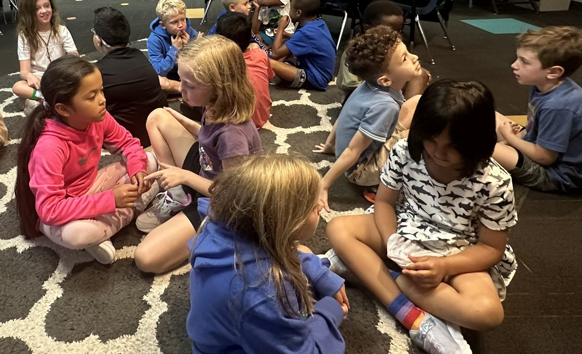 After we read Scaredy Squirrel we practiced turn and talk to discuss what we would put in our own emergency kit.  It’s always important to be prepared!  <a href="/WoParkSharks/">Worthington Park Elementary School</a> <a href="/wcsdistrict/">Worthington Schools</a>