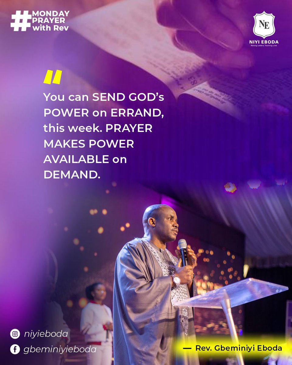 harvesthouseng's tweet photo. #MondayPrayerswithRev #RevEboda #Harvesthousenation https://t.co/m43rzCNEjD