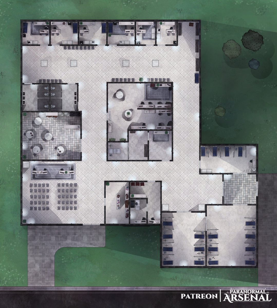 PrnmlArsenal's tweet photo. The Doctor will call you soon 😉

#ttrpg #TTRPGs #RPG #Battlemap https://t.co/3J8pM70J1j