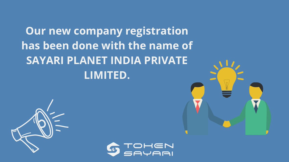 planet_sayari's tweet photo. Our new company registration has been done with the name of SAYARI PLANET INDIA PRIVATE LIMITED. All their registration documents will come to us in 2-4 days.
https://t.co/zFQNsFAmXc
#company #India #NewDelhi #token #tokenization #Tokenomics #blockchaintechnology #Finance https://t.co/gKoLl2qsrE