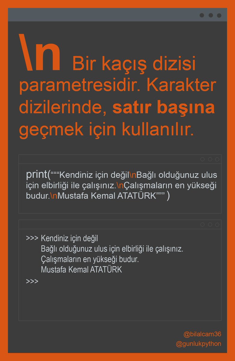 gunlukpython's tweet image. #Python #pythonprogramming #programming #programlama #yazilim