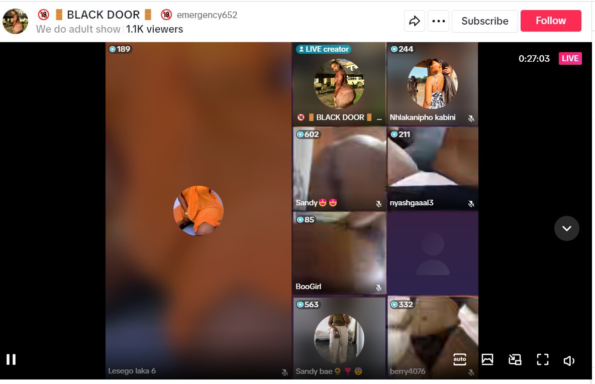 CrypticEnoch's tweet photo. @tiktok_us @TikTokSupport   Childrens site????? This account went live then invites random ppl to perform a lewd show.  30 minutes and 2 reports later they are still active 👌 https://t.co/hPtiYsavh1