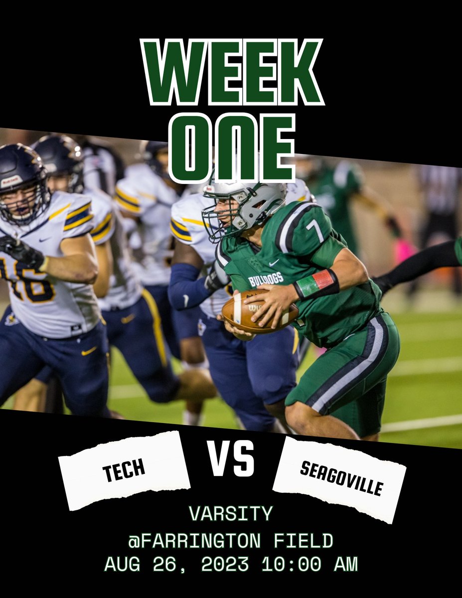 TTfb_Booster's tweet photo. Week one is here! 🏈🎉
JV Football will play AT Seagoville on Thursday, Aug 24, 7:00 PM.
James Ray Henry Field
819 Jack St.
Seagoville, TX 75159
Please take note of game times! Times have been moved for the safety of all athletes due to the excessive heat &amp; could be moved again. https://t.co/02Nc0i7sXc