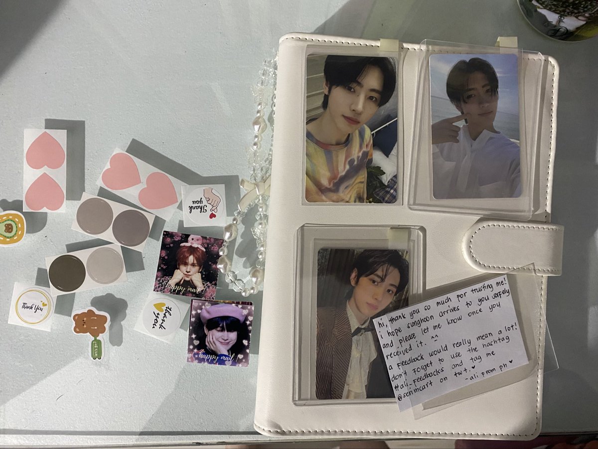 szcastiel's tweet photo. positive feedback to @serimcart who sent these photocards very well packaged and in perfect condition. thank u so much for being so kind during the purchase and shipping

#ali_feedbacks https://t.co/GSwhAGRbSQ