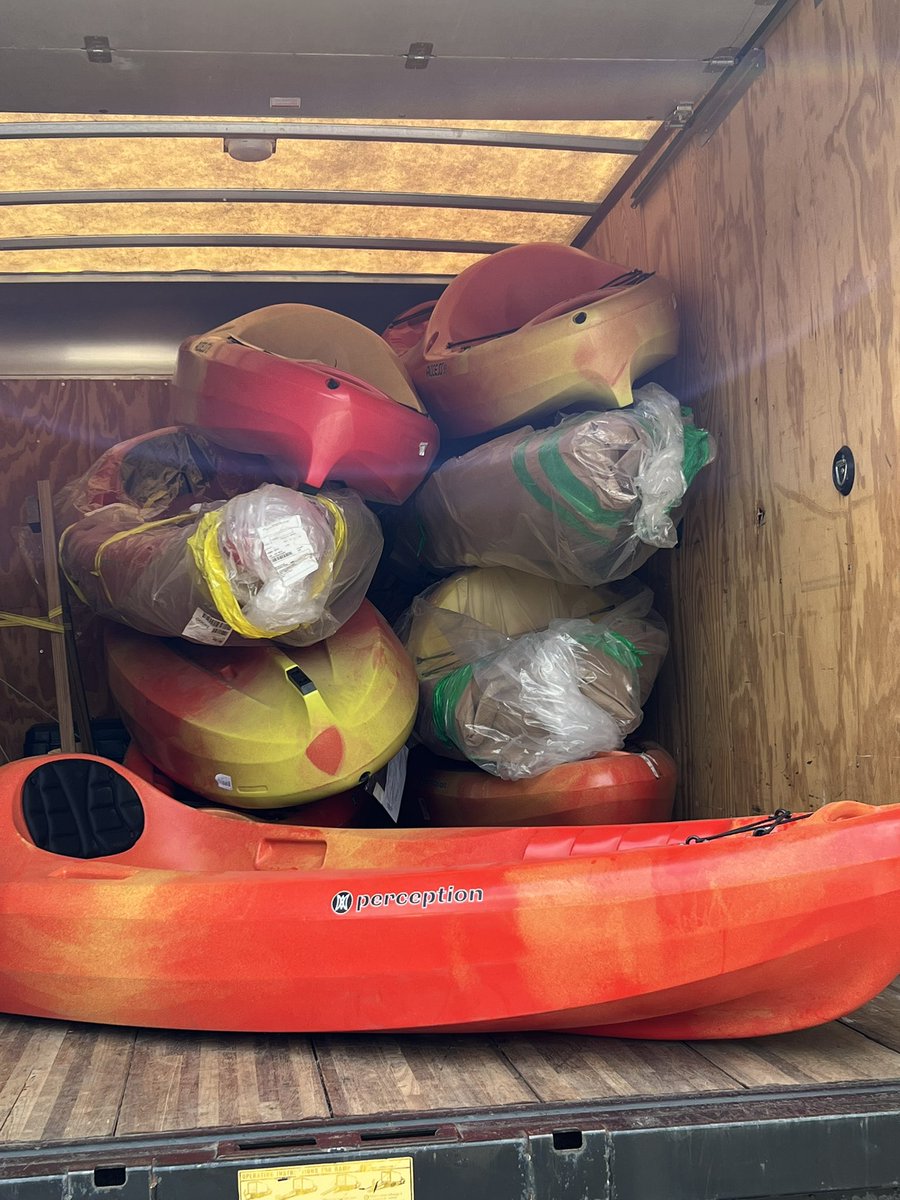 I spy with my little eye… the first round of kayaks starting our on-campus fleet! This Wednesday 11-2:00 is RecFest. Join me on the rivers - I’ll be leading the 12 and 1:00 kayak excursion. <a href="/purduefw/">Purdue University Fort Wayne</a> <a href="/IUFortWayne/">IU Fort Wayne</a> come sample awesome, new outdoor rec activities!