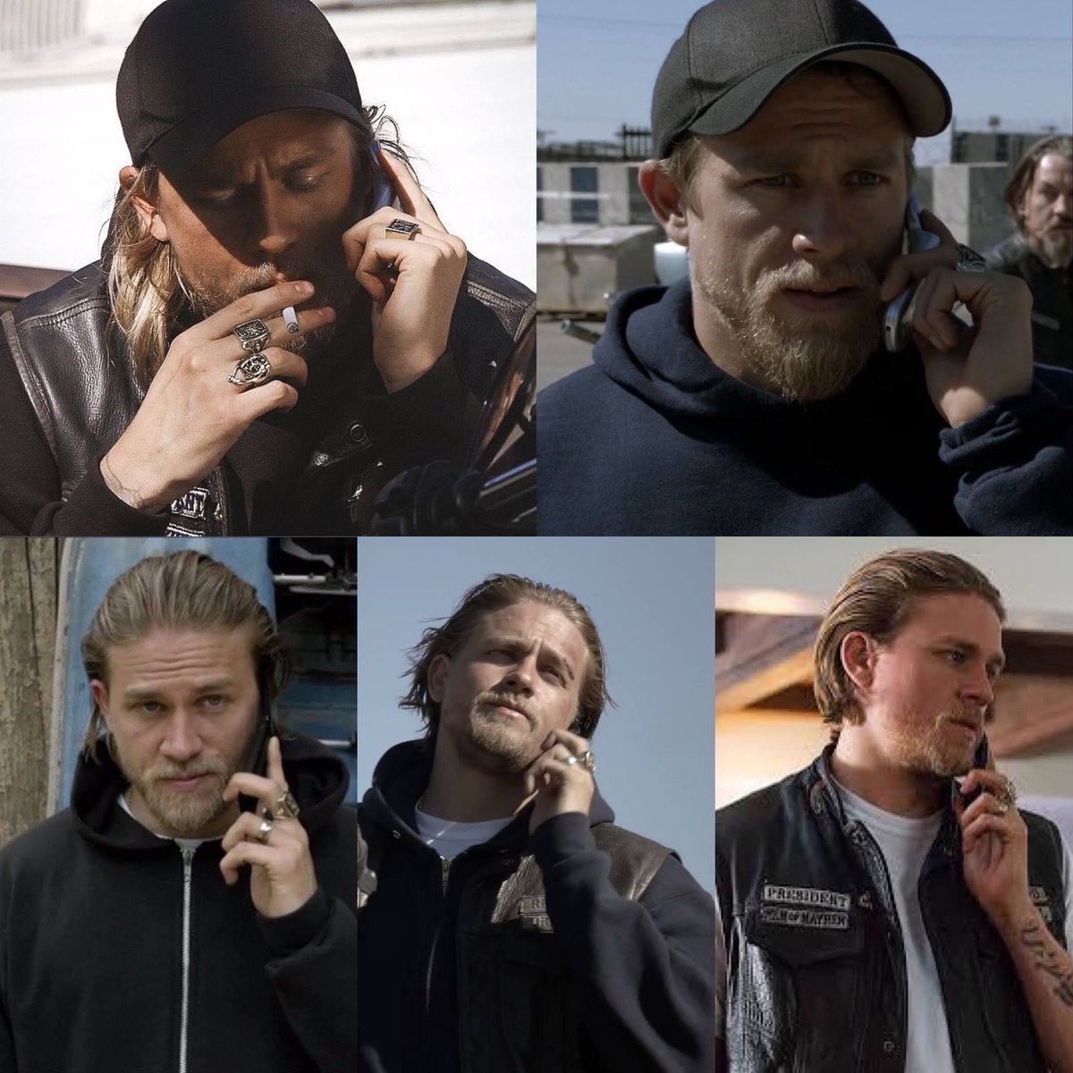 Man crush Monday#CharlieHunnam#takingcareofbusiness
#SAMCRO#ReaperCrew#soa@SonsofAnarchy#KingArthur
#sexiestmanalive#alwaysonthephone#TripleFrontier
#TheGentleman#Papillon#LastLooks#CrimsonPeak#PacificRim
#GreenStreetHooligans#ColdMountain#LostCityofZ