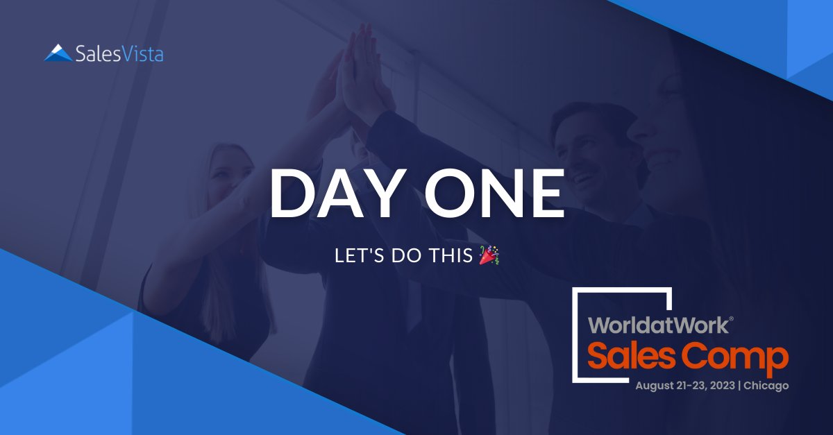 It’s DAY ONE at @WorldatWork #SalesComp23, and we want you to join us! As this year’s snack break sponsor, you can enjoy some delicious treats while learning how to use software that offers rewards for hitting targets, encouraging your team to keep up the good work. Come on down!