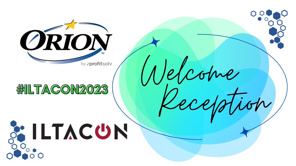 Join the Orion team, and cheers to networking and making new connections at the #ILTACON2023 Welcome Reception!
